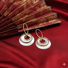 Celestial Gleam Hoops Earrings