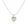 Infinity Knot Two-Tone Necklace