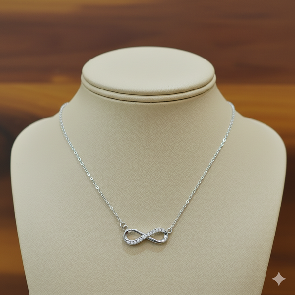 Eternal Sparkle Infinity Necklace