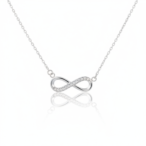 Eternal Sparkle Infinity Necklace
