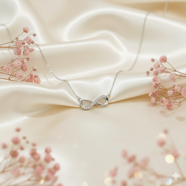 Eternal Sparkle Infinity Necklace