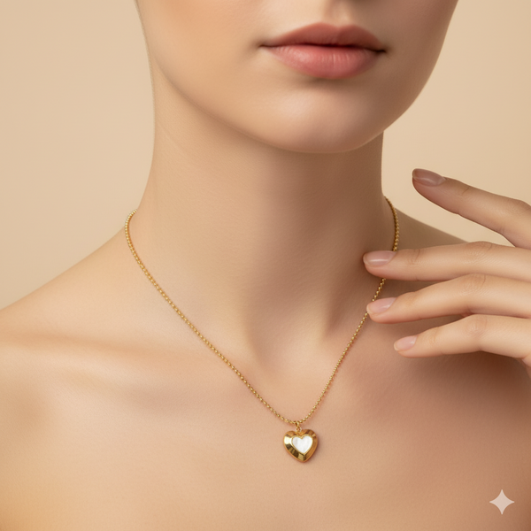 Golden Heart Necklace