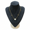 Aura Heart Dainty Gold Necklace