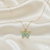 Enchanted Emerald Butterfly Necklace