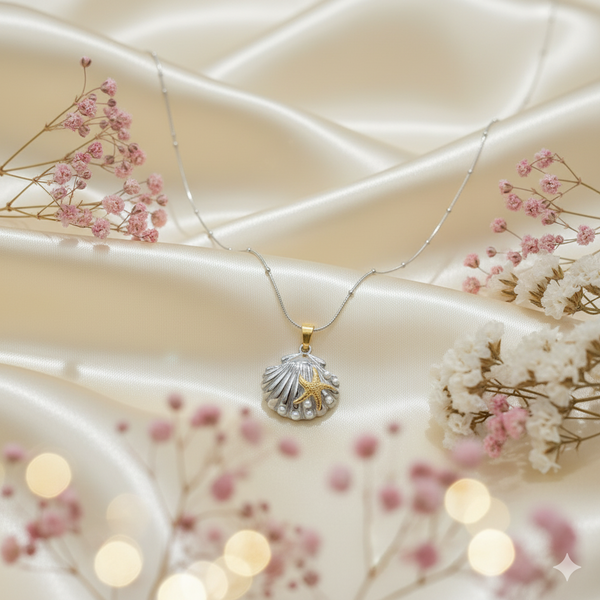 Pearl & Starfish Necklace