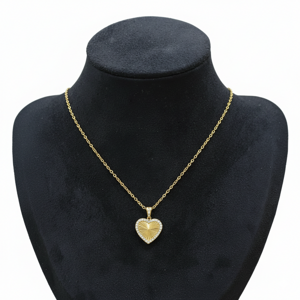 Heartbeat Gold & Diamond Necklace