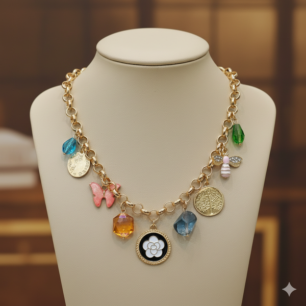 Vibrant Legacy Charm Necklace