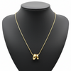 Intertwined Embrace Gold Necklace