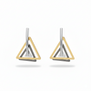 Echo Tri-Tone Drop Earrings