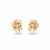Golden Petal Bloom Earrings