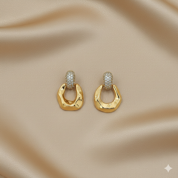 Radiant Orbit Drop Earrings