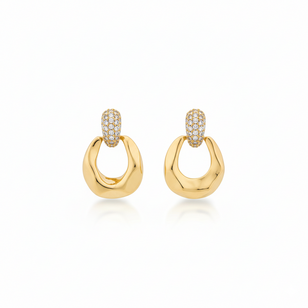 Radiant Orbit Drop Earrings