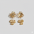 Golden Blossom Cascade Drop Earrings