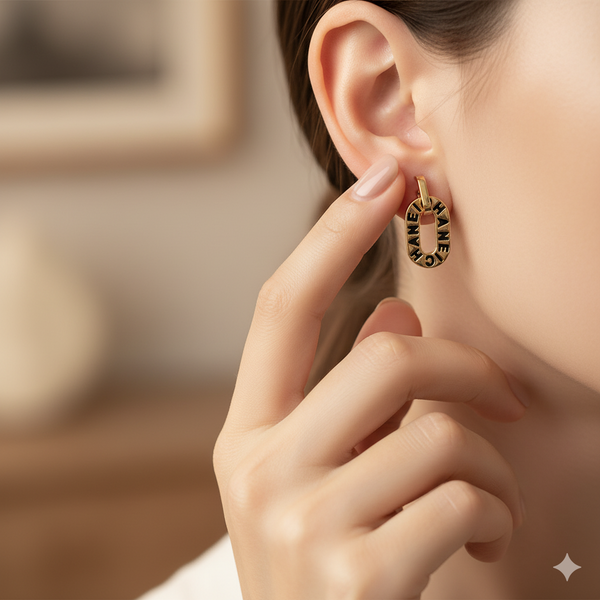 Chic Link Statement Earrings