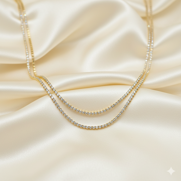 Aurora Glimmer Chain Necklace