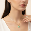 Evergreen Pearl Blossom Necklace