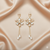 Luminous Petal & Pearl Cascade Earrings