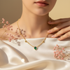 Emerald Heartbeat Necklace