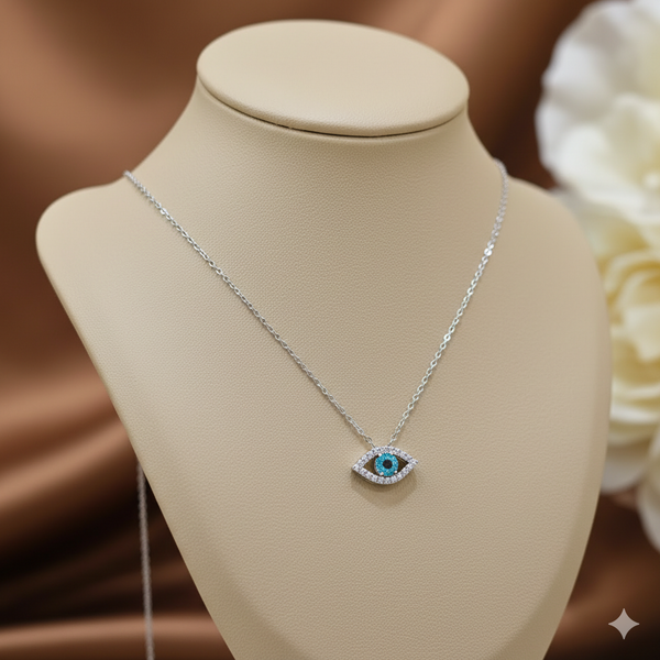 Azure Gaze Protection Necklace