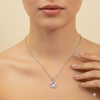 Graceful Swan Shimmer Necklace