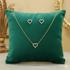 Heart Sparkle Pendant Set