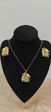 Gold & Pearl Pendant Set