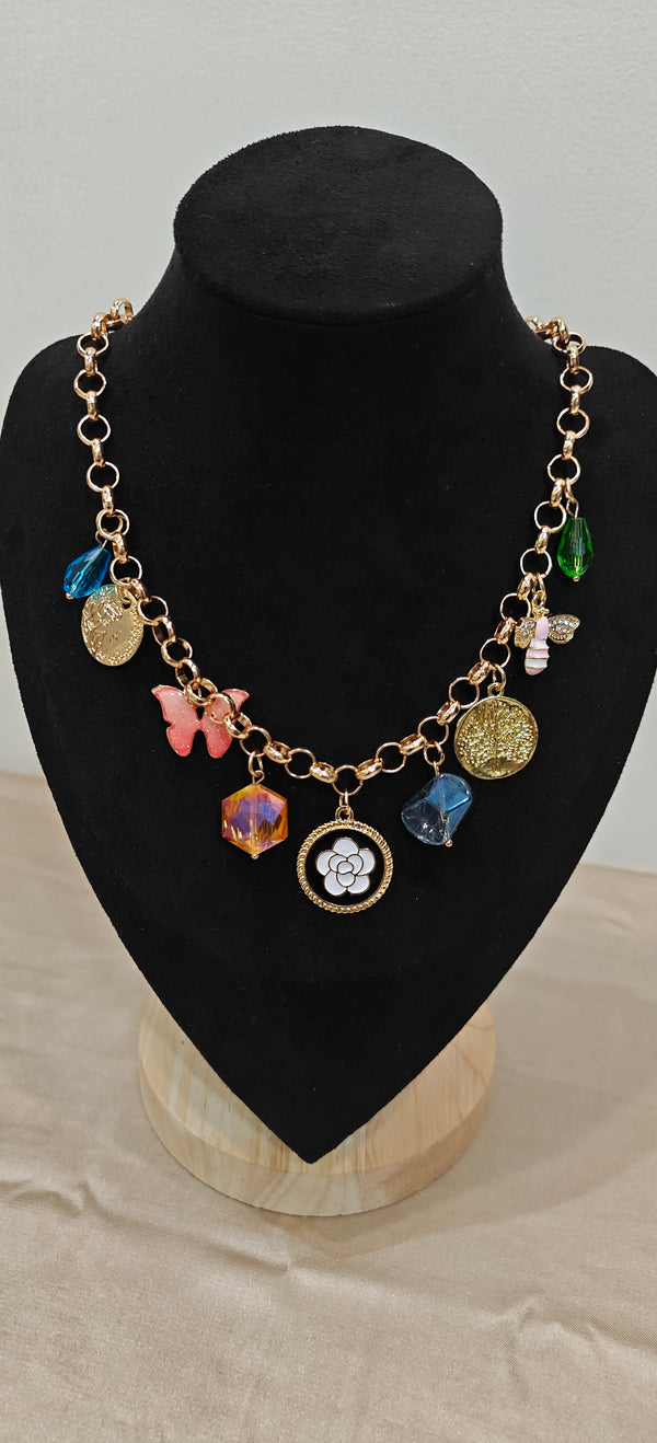 Vibrant Legacy Charm Necklace