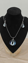 Oceanic Swirl Enamel Pendant Set