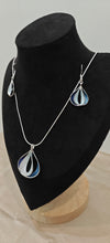 Oceanic Swirl Enamel Pendant Set