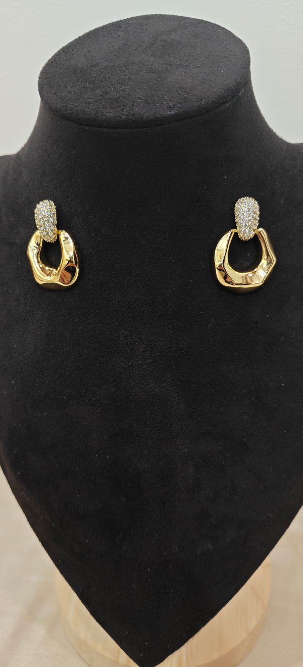 Radiant Orbit Drop Earrings