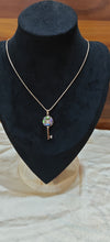 Enchanted Key Multicolor Gemstone Necklace