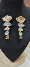 Aurora Cascade Fan Drop Earrings