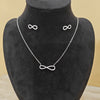 Infinite Sparkle Sterling Silver Pendant Set