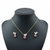Blossom Pink Zirconia Pendant Set
