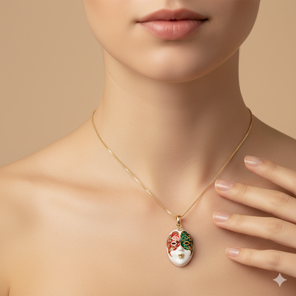 Venetian Mask Pendant Set