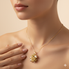 Gold & Pearl Pendant Set