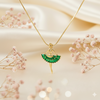Emerald Ballerina Necklace