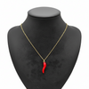 Fiery Charm Chili Necklace