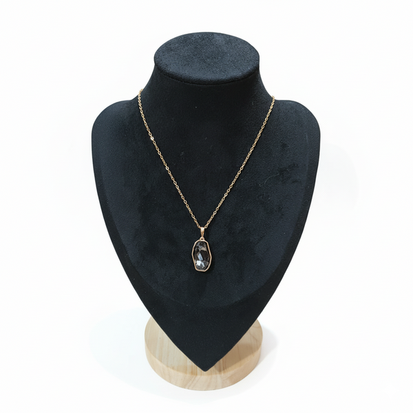 Midnight Glimmer Gemstone Necklace