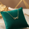 Dainty Eternal Sparkle Infinity Necklace
