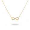 Dainty Eternal Sparkle Infinity Necklace