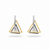 Echo Tri-Tone Drop Earrings