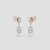 Rose Gold Teardrop Earrings