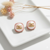 Parisian Chic Pearl Gold Earrings