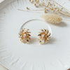 Golden Petal Bloom Earrings