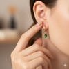Emeraude Lumière Dangle Earrings