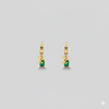 Emeraude Lumière Dangle Earrings