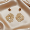 Golden Bloom Drop Earrings