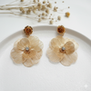 Golden Bloom Drop Earrings