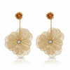 Golden Bloom Drop Earrings